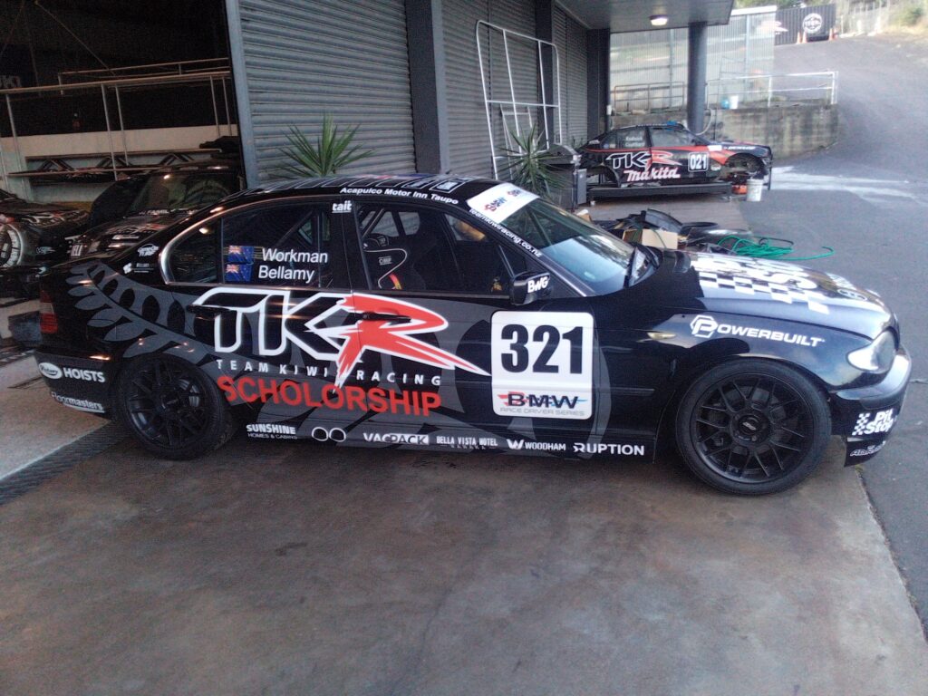 Jacob Bellamy in the TKR BMW E46