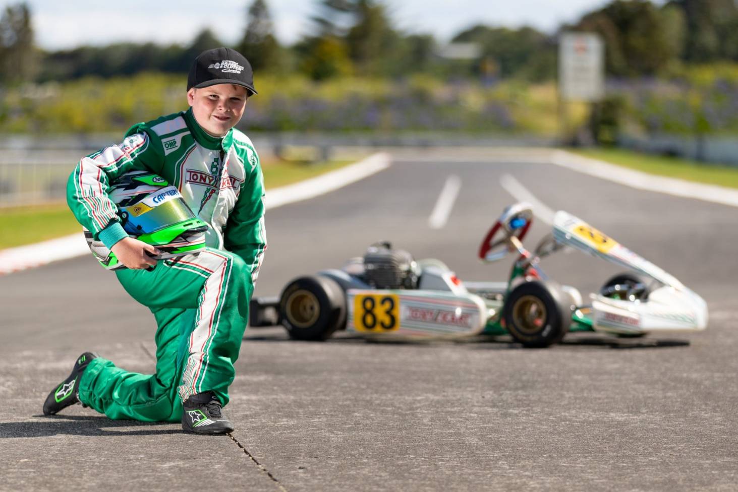 Jacob Bellamy in Karting