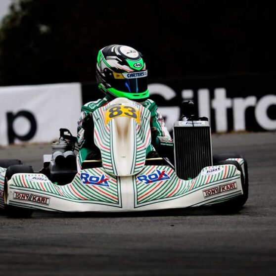 Jacob Bellamy in Karting